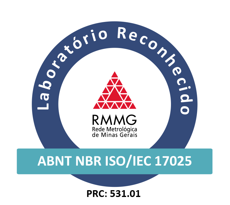 Selo de Certificação ABNT NBR ISO/IEC 17025 - RMMG